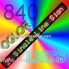 P16mm RGB Electronic IP65 Waterproof LED Moving Message Signs MTBF 10,000hs