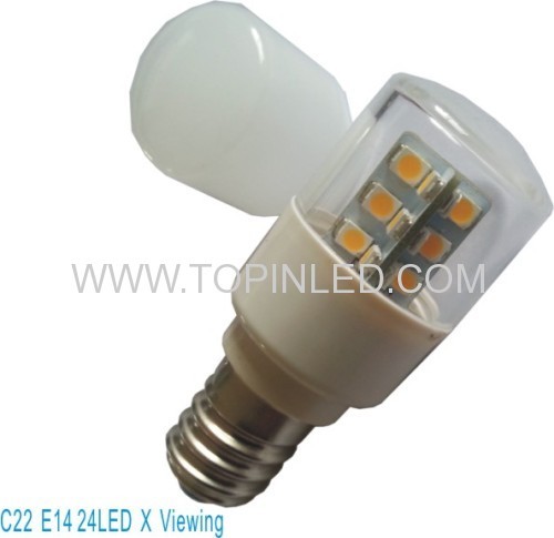 CE CB approval LED refrigerator bulb light lamp mini bulb 24LED