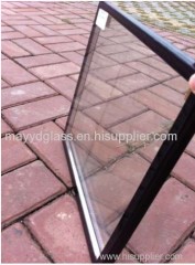 Heat-insulated ray reflective multilayer laminated insulated tempered glass