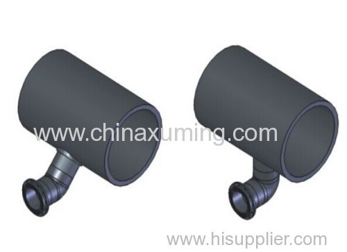 HDPE Slurry Drainage Tee Pipe Fittings