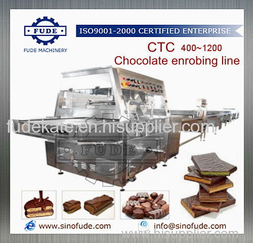 chocolate enrobing machine coating machine