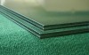 Anti-ultraviolet ray proof laminated tempered tinted glass