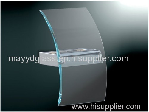 Color decorated tempered glass for household electric appliance