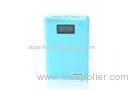 Fireproof Aluminum Blue 12000mah USB Power Bank For Laptop MP3 / MP4