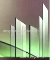 High strength security grey tempered glass for high-rise building doors and windows