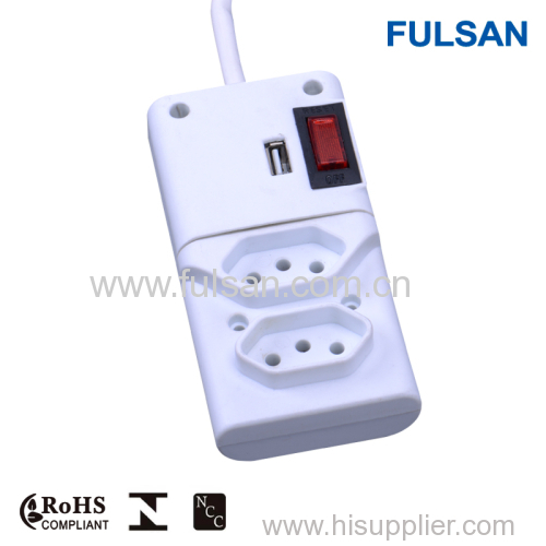 Surge Protector can be LAN/Tel/Dss Coax/TV/USB power strip with socket