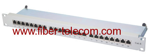 high-impact plastic network patch panel