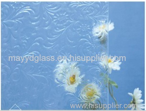 6mm color glazed high function decorated tempered laminated glass