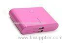 Lithium Polymer HTC / Nokia Emergency Power Bank Chargers , Fashion Pink