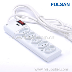 Hot selling 5 outlet electrical usb power strip