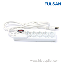 Hot selling 5 outlet electrical usb power strip