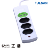 2.1A USB Universal Power Strip with 2 USB Ports