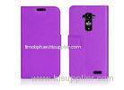 Purple Custom LG G Phone Covers , Plain Universal Phone Cases