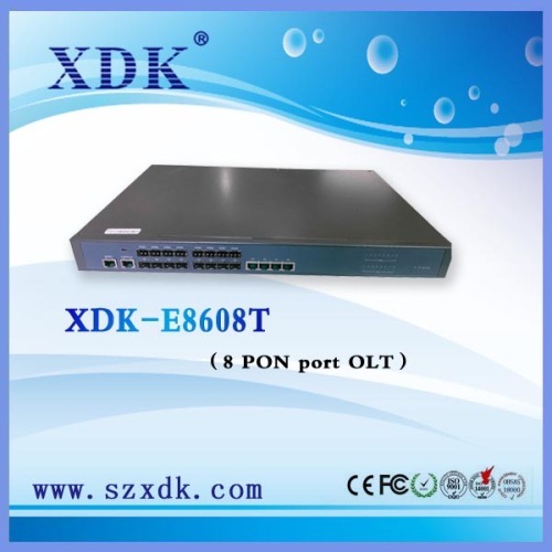 Optical fiber OLT with 8 pon port Epon OLT