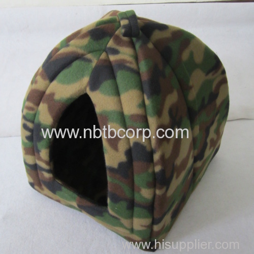 hot selling cat pet foldable fabric/foldable house with a camouflage coat