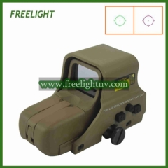 Tactical 556 replica holographic red/green dot riflescope sight tan color