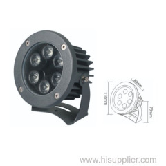 high power LED shoot lamp 6w spot light rgb outdoor 24v epistar 6w flood light