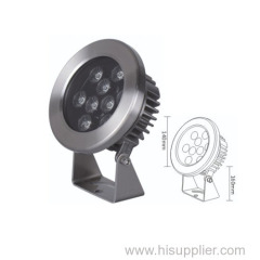 high power LED underwater lamp ip68 rgb dmx 3w 6w 12w 18w 36w led underwater light epistar