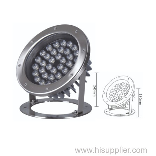 36W LED underwater light 24v rgb dmx led underwater light epistar