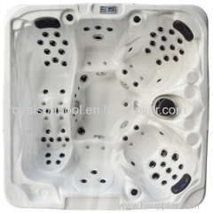 5 persons relax outdoor whirlpool bathtub