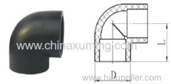 HDPE Socket Fusion 90 Degree Elbow Pipe Fittings