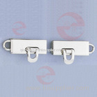 stylish handbag metal lock