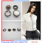 T shirt prong snap buttons