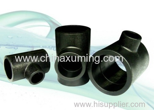 HDPE Socket Fusion Reducing Tee Pipe Fittings