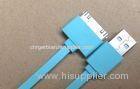 Blue 30 pin IPhone 4 Charger USB Cable / Ipad 2 USB Charger Cable