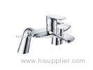 Single Handle Chromed Bathtub Shower Faucet with Two Brass Legs for Bathroom