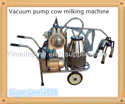 vaccum pump cow milking machine