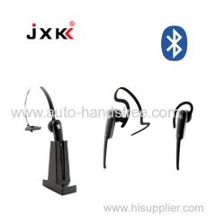 new cool design bluetooth wireless earphone with ear hook&headband&head wearing 3 wearing styles