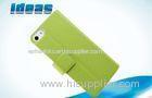 Green Book Flip Apple iPhone Leather Cases / iPhone5 Stand Cover Case