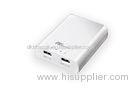 White Rechargeable Fast Charging Power Bank 5200mAh For Samsung Galaxy 3S 4S Note 3