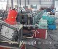 40Cr Z Purlin Roll Forming Machines , 380V Hydraulic Pressure Cutting