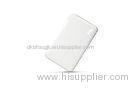 White Thin USB 5000mAh Li-polymer Power Bank , HTC One Portable Charger