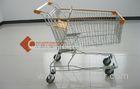 60L / 80L / 100L Small Supermarket Shopping Cart with PVC / PU / TPR wheel