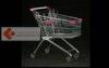 125L Cold wire Supermarket Shopping Cart Chrome plated 50-80KG