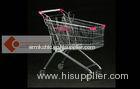 125L Cold wire Supermarket Shopping Cart Chrome plated 50-80KG