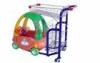 Chrome / Zinc Plated Metal Shopping Cart For Toddlers IOS CE SGS