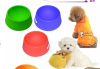 2014 New Portable and Unbreakable Collapsible Silicone Dog Bowl/Silicone Pet Bowls