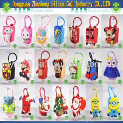 New Design animal 3d bath body works silicone hand sanitizer holder