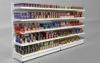 Heavy Duty Supermarket Shelves , Single Side Wall Mounted Wire Shelving