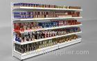 Heavy Duty Supermarket Shelves , Single Side Wall Mounted Wire Shelving