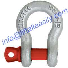 US TYPE HIGH TENSILE FORGED SHACKLE G209 (Alloy Bow Shackle)