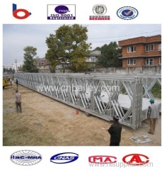 Galvanized Temporary Bailey Steel bridge