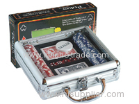 aluminum case 100 pieces poker chip sets china suppliers