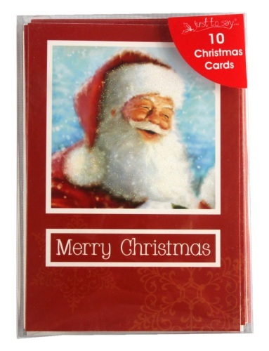 Santa merry Christmas card