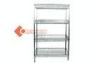 Deep Basket Wire Shelving Racks Free Standing Wire Shelving Units