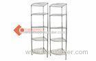 Metal Wire Steel Shelving Corner Display Shelving For Supermarket